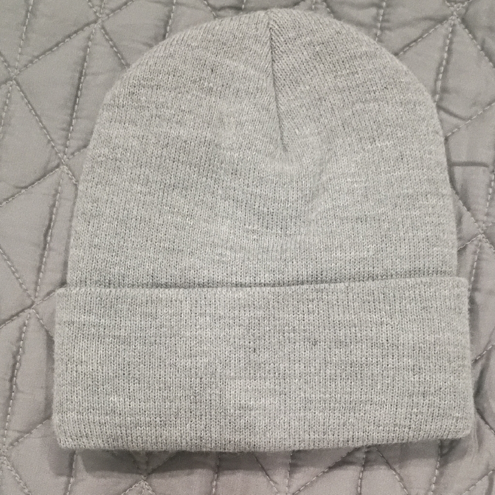 Ariat Light Gray Beanie With Flag Patch - image 2